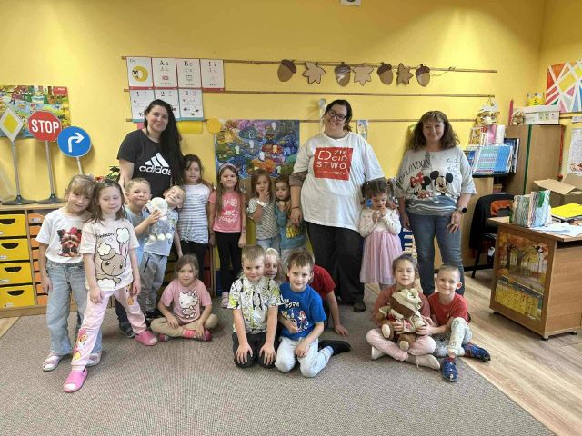 rumianki z misiem bazylim